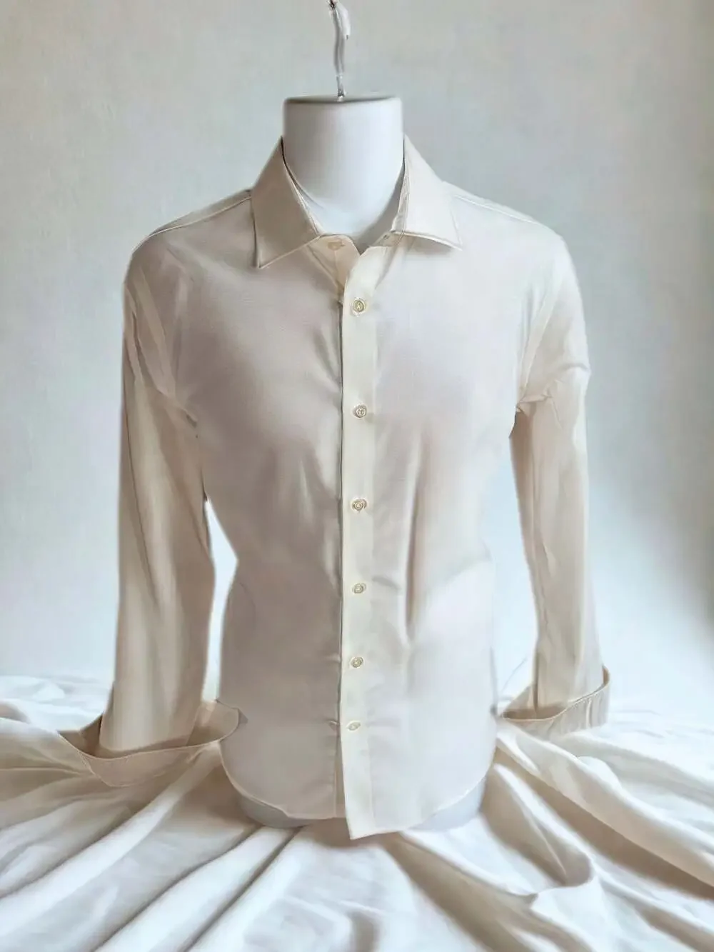 Banana Republic Slim Fit Non-Iron 100% Cotton White Dress Shirt